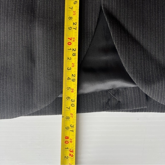 ZARA PINSTRIPE SUIT JACKET LIMITED EDITION BLACK SIZE 42  | 6774/023/800 - Picture 10 of 16